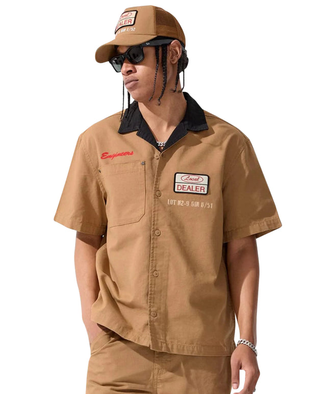 Jordan Craig The Re-up Mechanic Shirt - Wheat