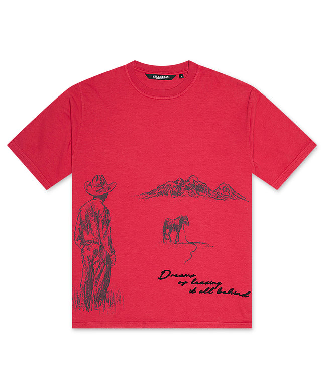 Camiseta Valabasas Valley Visions - Rojo