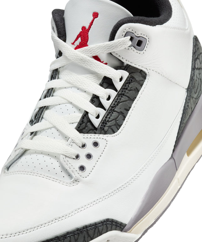 Air Jordan (PS) 3 Retro - White/Cement Grey