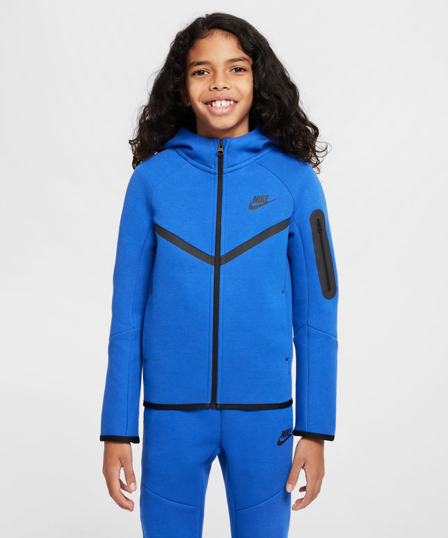 Nike Boys Sportswear Tech Fleece Hoodie - Game Royal/Black