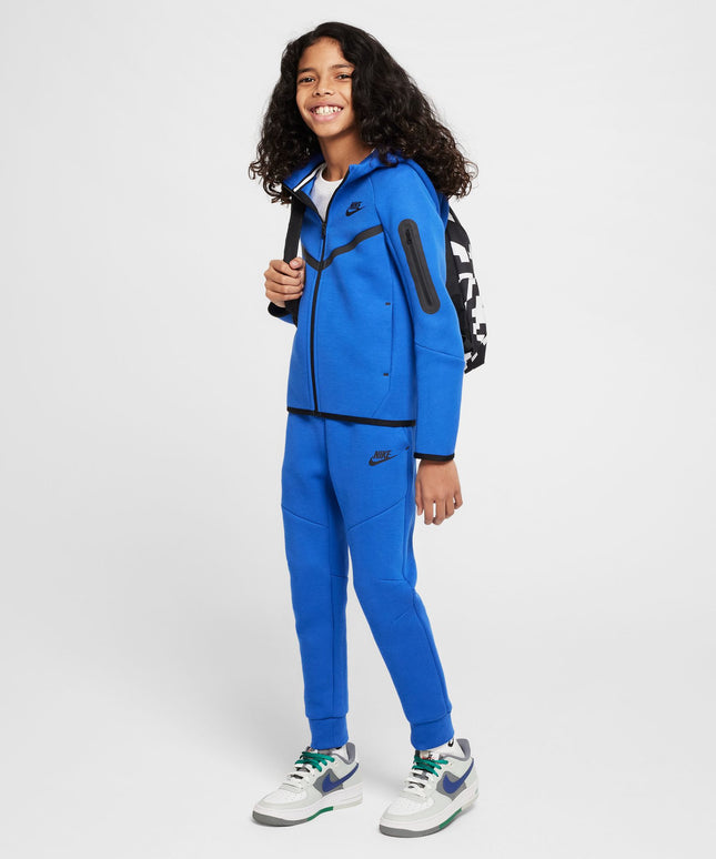 Nike Boys Sportswear Tech Fleece Hoodie - Game Royal/Black