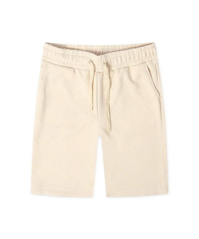 Denim Exchange Knit Shorts - Ivory