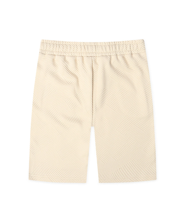 Denim Exchange Knit Shorts - Ivory