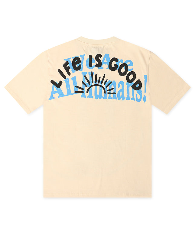 All Human Enemy Tee - Cream