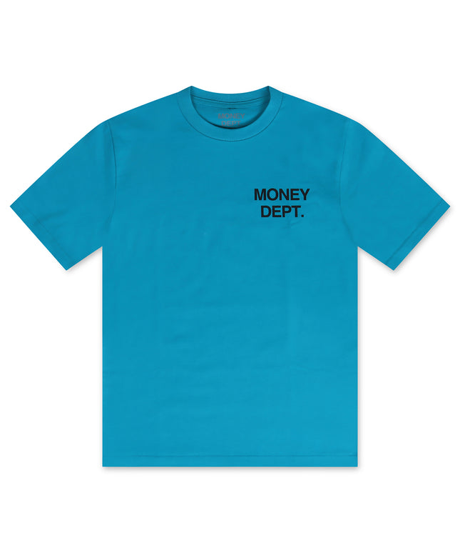 Money Dept. Los Angeles Heavyweight Tee - Aqua