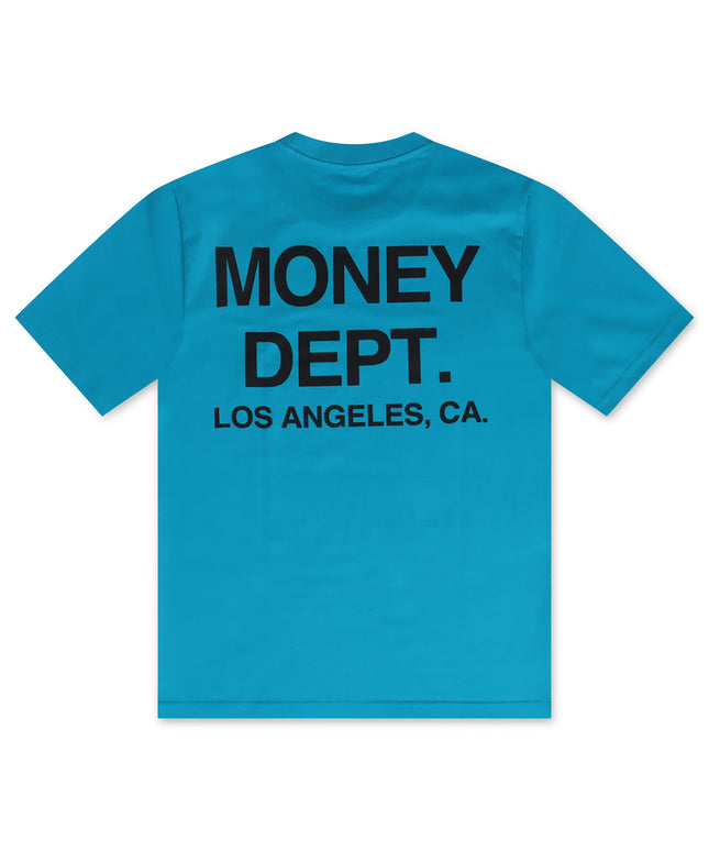 Money Dept. Los Angeles Heavyweight Tee - Aqua