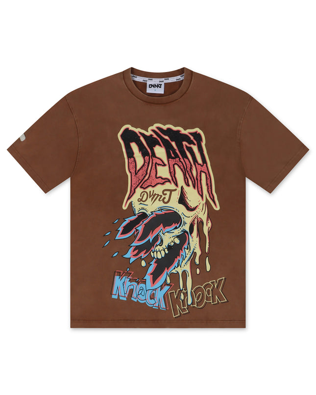 DEVELOP MENTAL GRAPHIC TEE - BROWN