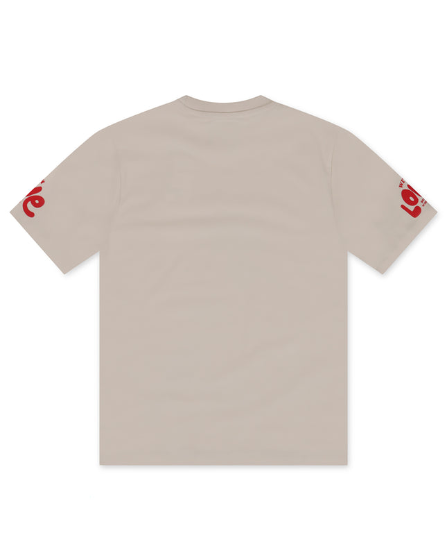 VIC GARCIA NOT A FIGHTER TEE - CREAM