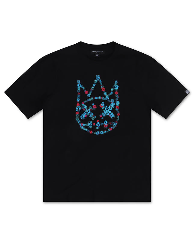 CULT OF INDIVIDUALITY MULTI SHIMUCHAN LOGO TEE - BLACK