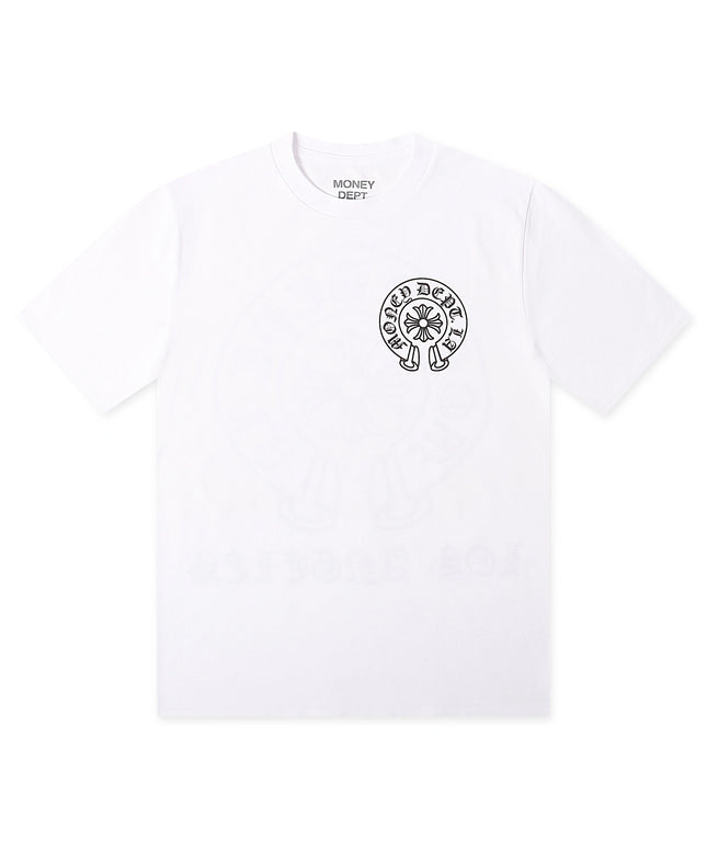 Money Dept. Old English Tee - White/Black