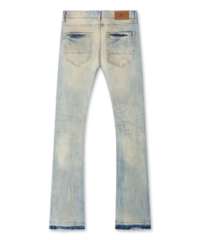 Jordan Craig Stacked Shredded Jeans - Iced Lager