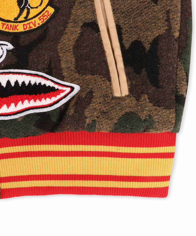 Jordan Craig Kids Hellcat Varsity Jacket - Vintage Camo