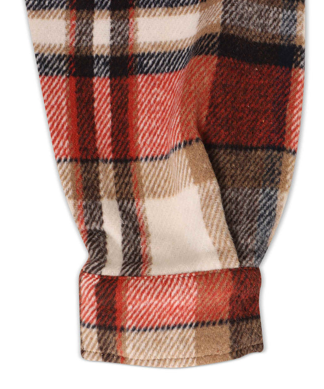 Silent Chapters Motive Flannel - Orange Multi
