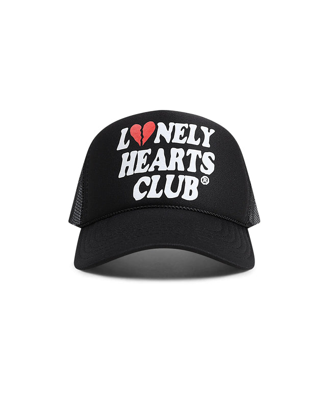 Gorra de camionero negra con corazón roto de Lonely Hearts LHC