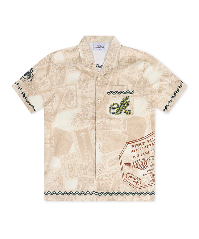 Smoke Rise Button Down Shirt - Papyrus