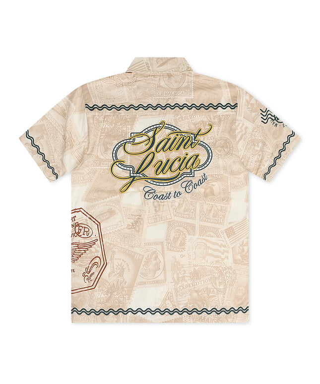 Smoke Rise Button Down Shirt - Papyrus