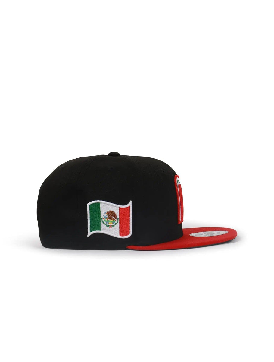 NEW ERA MEXICO HAT BLACK/RED Denim Exchange USA