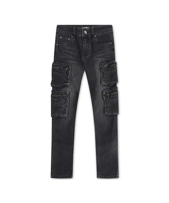 Serenede Kids Poppy Cargo Jeans - Black