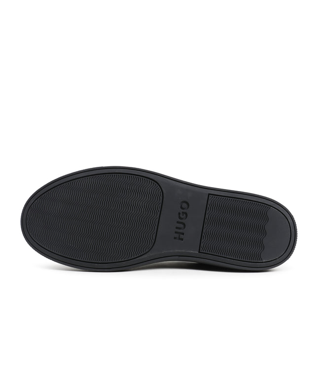 Hugo Faux Leather Trainers - Black