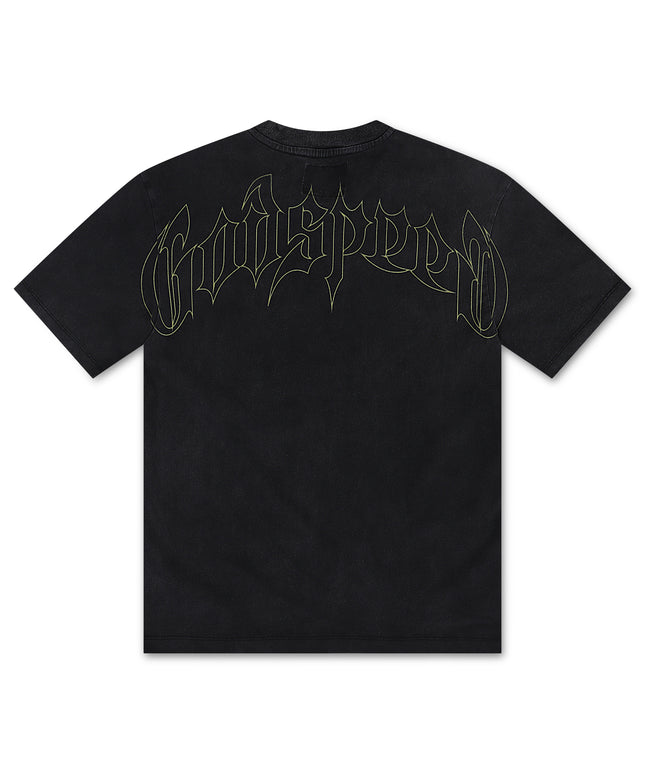 Godspeed Skyline Tee - Black Wash
