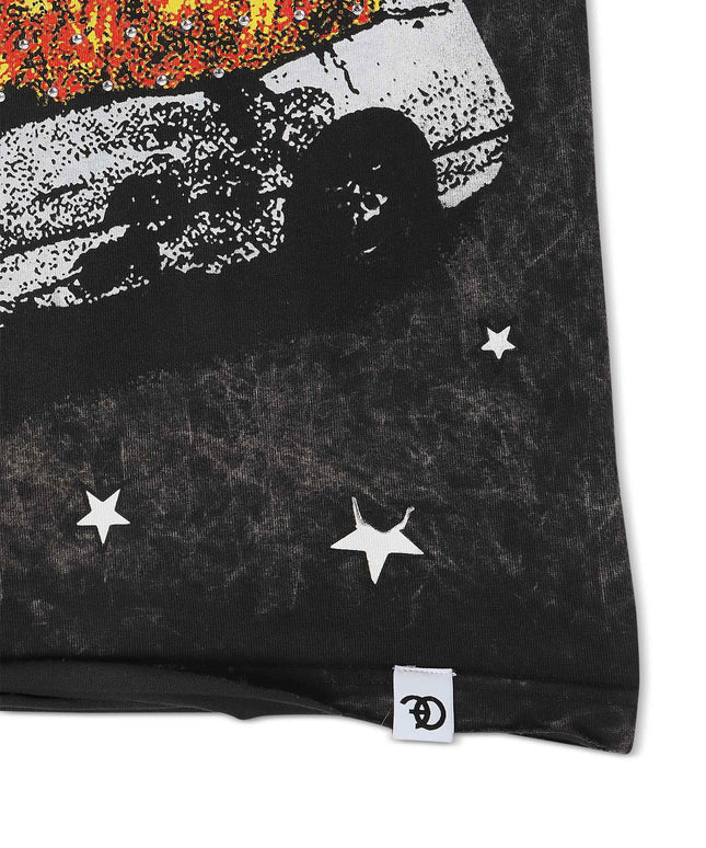 Frost Originals Motion Sick Cropped  Tee - Black