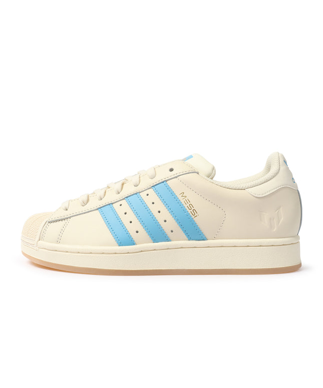 Adidas Mens Superstar Messi Shoes - Cream