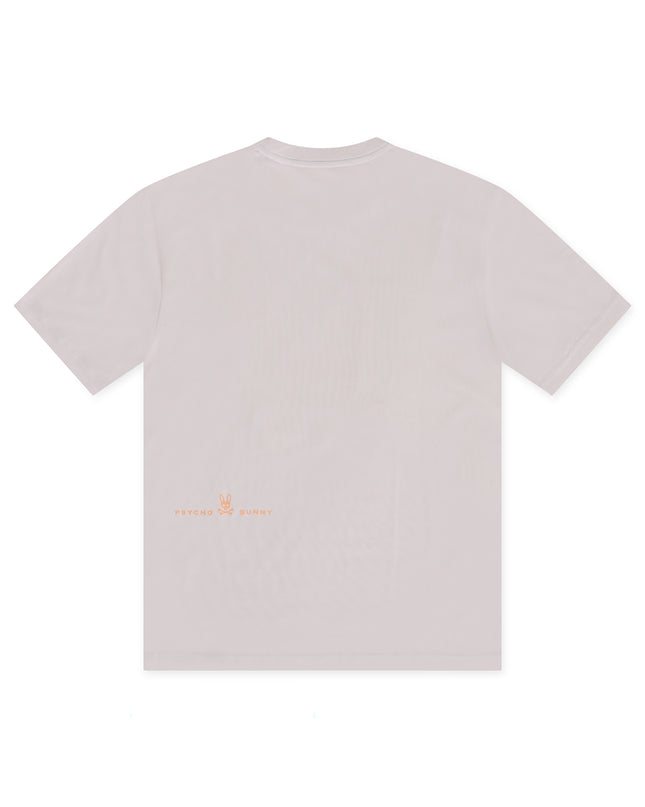 PSYCHO BUNNY NORWOOD GRAPHIC TEE - NATURAL LINEN