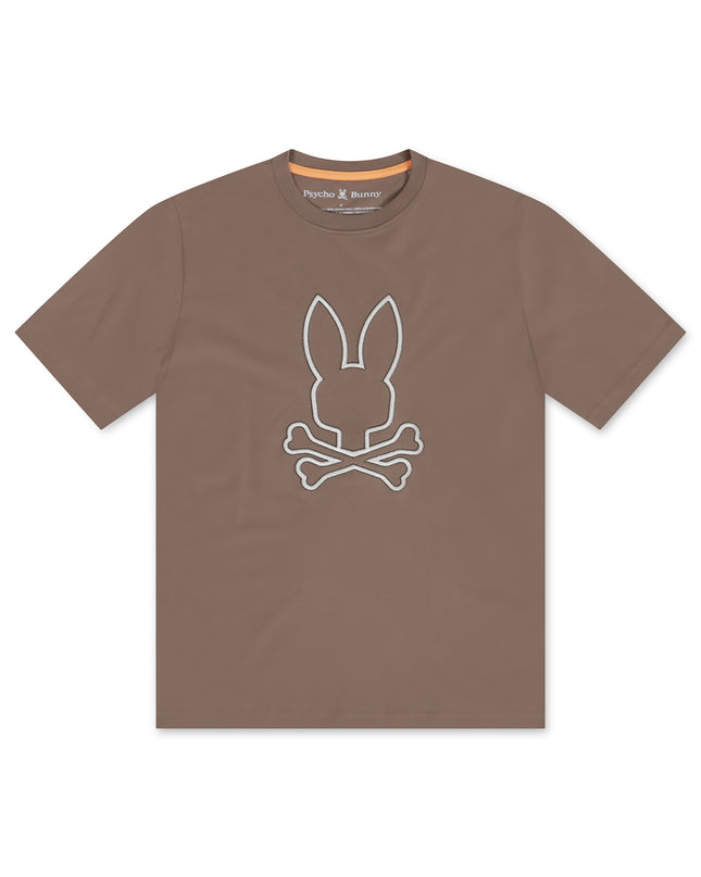 PSYCHO BUNNY FLOYD TEE - ANTIQUE TAUPE