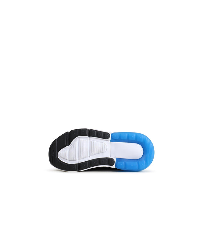 NIKE (PS)  AIR MAX 270 - BLACK/BLUE NIKE