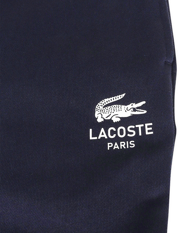 Lacoste Logo Print Joggers - Navy Blue