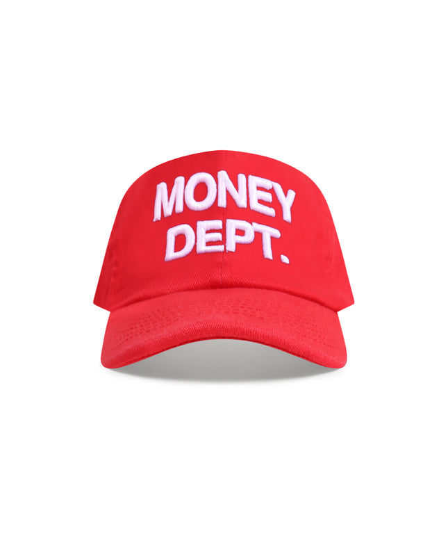 Money Dept. Snapback Hat - Red