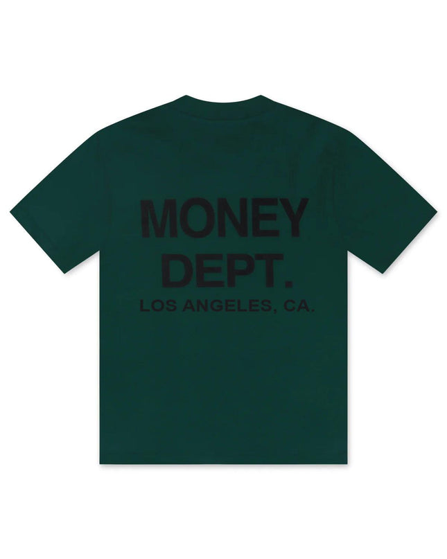 MONEY DEPT. LOS ANGELES HEAVYWEIGHT TEE - GREEN/BLACK