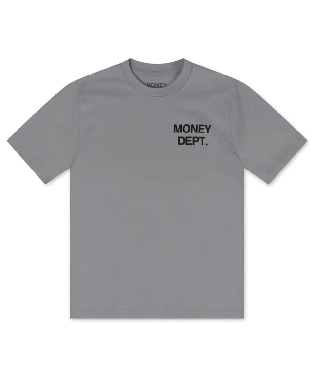 MONEY DEPT. GRAPHIC TEE - GREY/BLACK MONEY DEPT