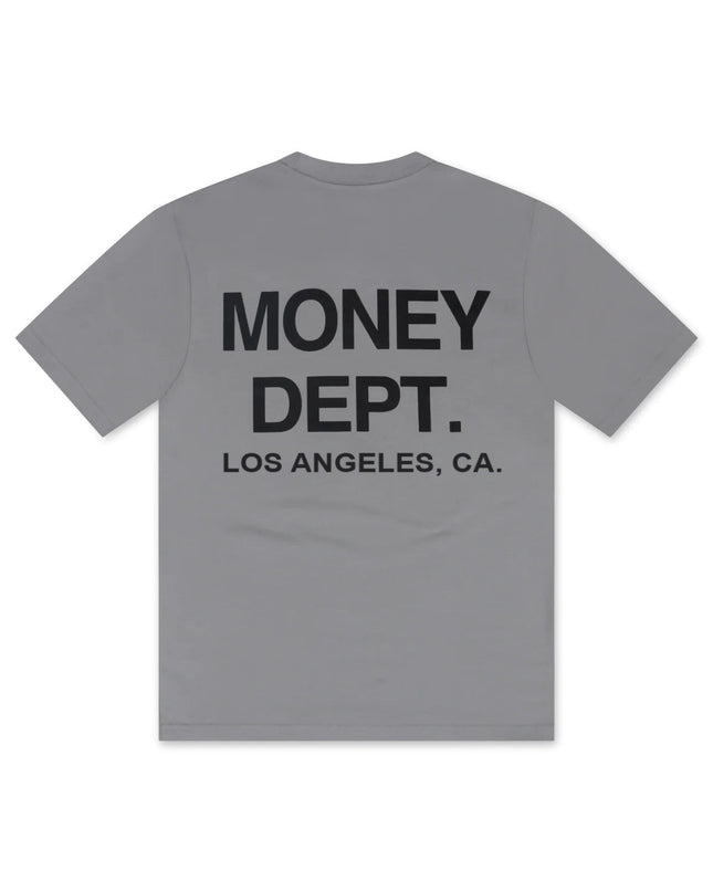 MONEY DEPT. WORLDWIDE TEE - GRAY/BLACK