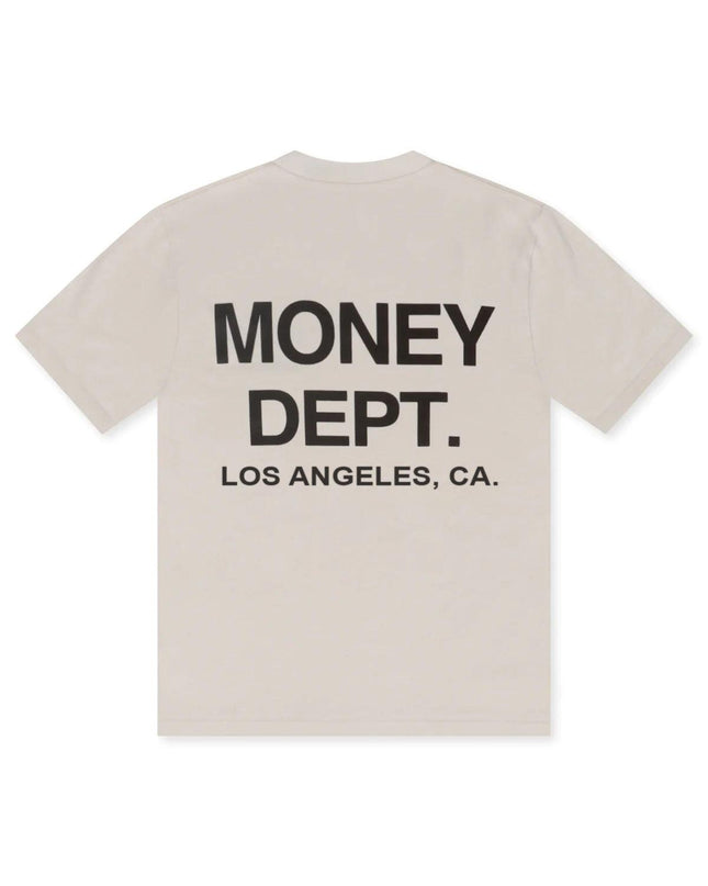 MONEY DEPT. LOS ANGELES HEAVYWEIGHT TEE - CREAM/BROWN
