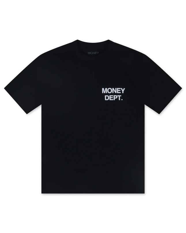 MONEY DEPT. LOS ANGELES HEAVYWEIGHT TEE - BLACK/WHITE