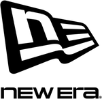 New Era logo with stylized flag icon above the text "new era" in black and white