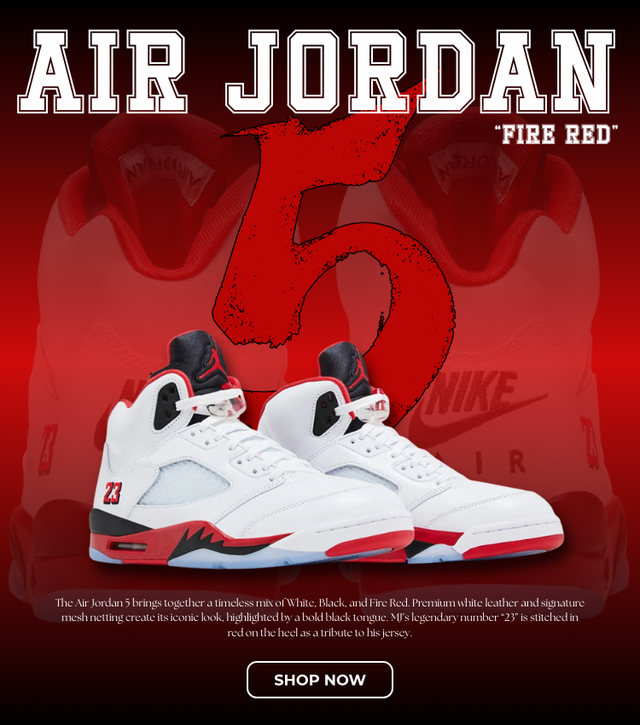 Air Jordan 5 Retro Fire Red