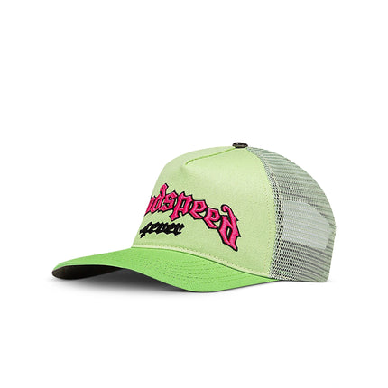 Godspeed Gs Forever Trucker Hat - Lime/Pink