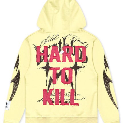 Wrathboy Hard to Kill Hoodie - Light Yellow