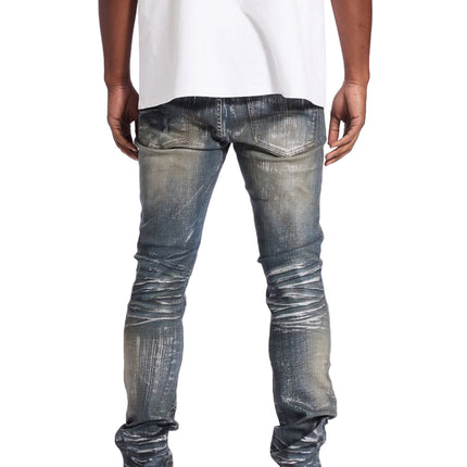 Embellish David Skinny Jean - Blue Wax