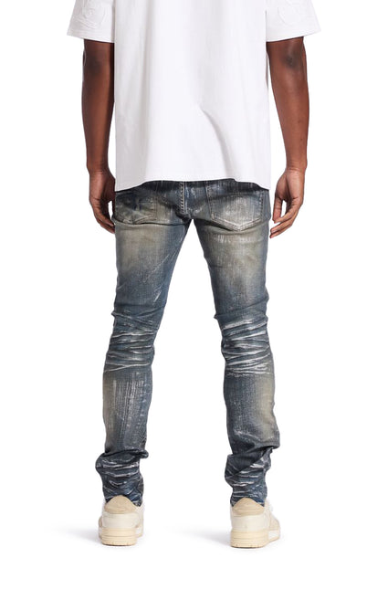 Embellish David Skinny Jean - Blue Wax