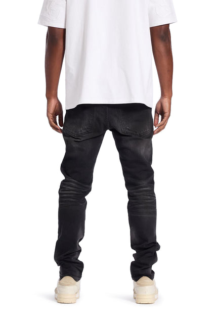 Embellish David Skinny Jean - Black Washed
