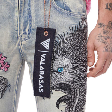 Valabasas Tenka Stacked Denim - Light Blue Wash