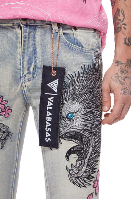 Valabasas Tenka Stacked Denim - Light Blue Wash
