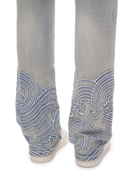 Valabasas Tenka Stacked Denim - Light Blue Wash