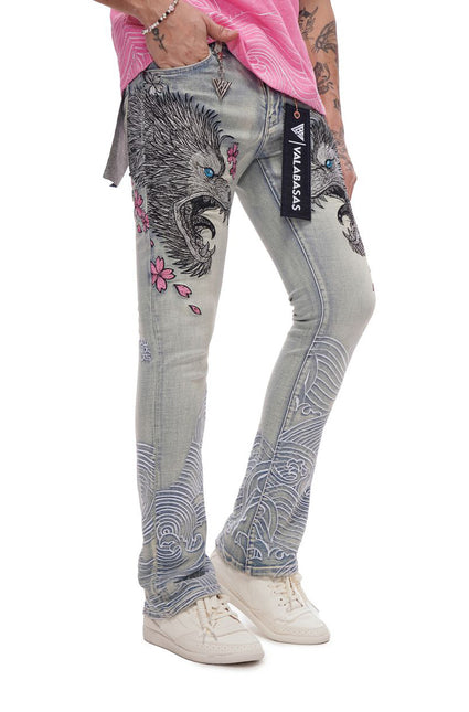 Valabasas Tenka Stacked Denim - Light Blue Wash