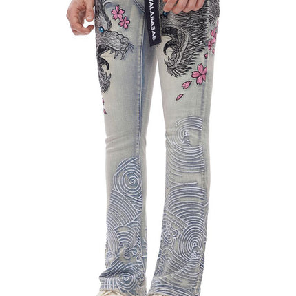 Valabasas Tenka Stacked Denim - Light Blue Wash