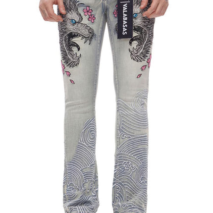 Valabasas Tenka Stacked Denim - Light Blue Wash