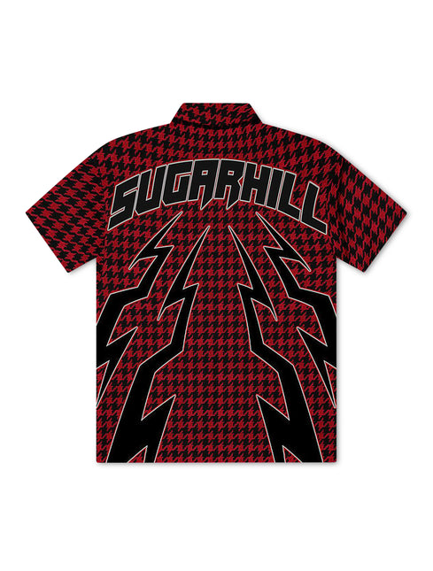 Sugarhill Blaster Work Shirt - Red Houndstooth